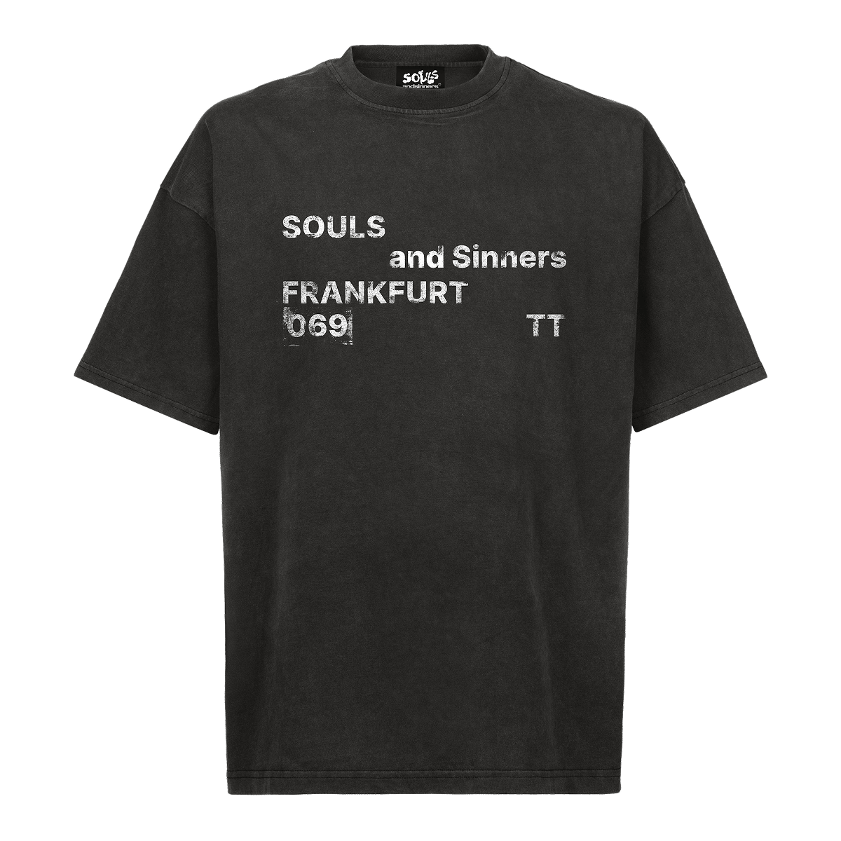 069 Vintage Black Boxy Tee