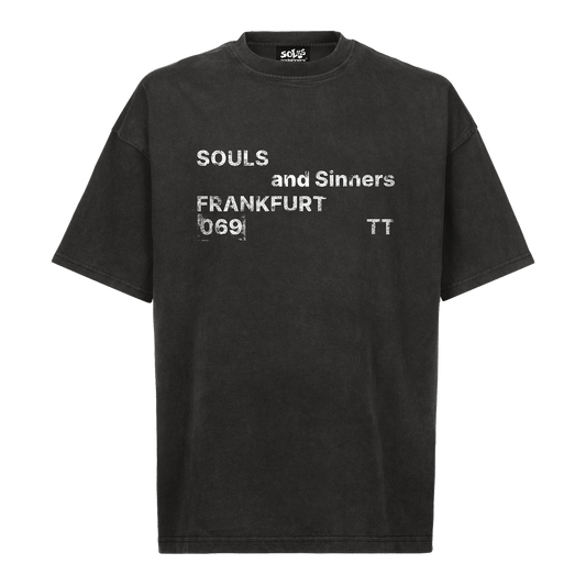 069 Vintage Black Boxy Tee