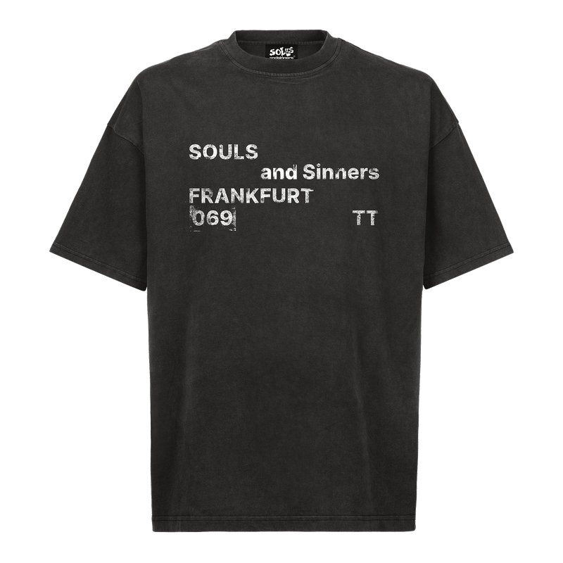 069 Vintage Black Boxy Tee