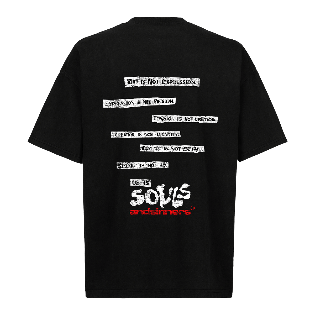 Team Markka Black Boxy Tee