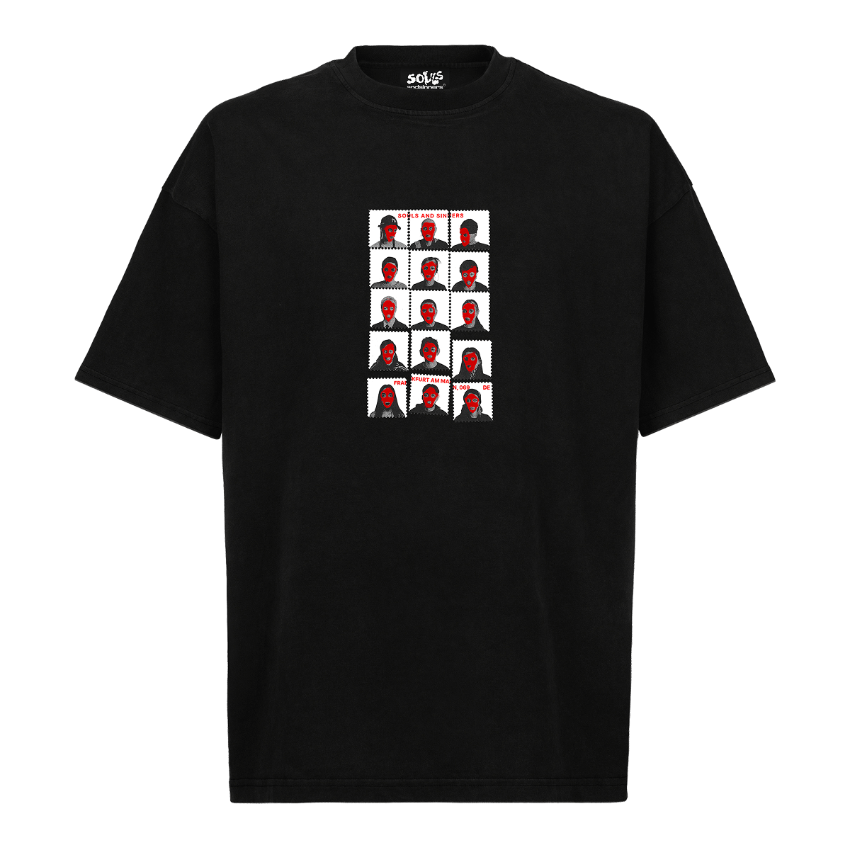 Team Markka Black Boxy Tee