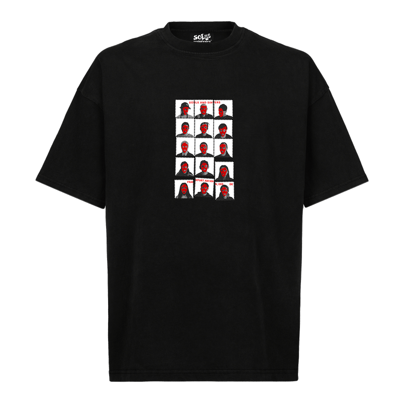 Team Markka Black Boxy Tee